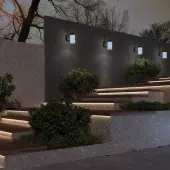 Уличный настенный светильник Nami 370954