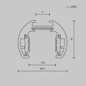 Шинопровод Exility TRXM034-R-412B