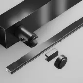 Основание для трекового светильника Flarity TRA155CW-BB-B