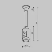 Крепеж для шинопровода Flarity TRA155CW-SL1-BS