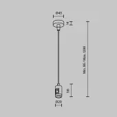 Подвес для треков Flarity TRA157SW-B1-BS