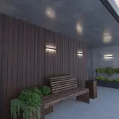 Уличный настенный светильник Street 359167