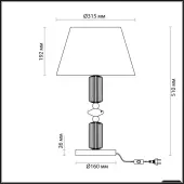 Настольная лампа 4861/1TA Candy