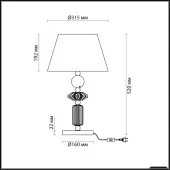 Настольная лампа 4861/1TB Candy