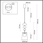 Подвесная люстра Amore 5411/18LA