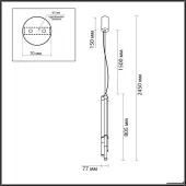 Подвесная люстра Anta 4392/30L