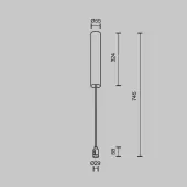 Основание для трекового светильника Flarity TRA159C-BB1-B