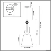 Подвесная люстра Bagel 5410/1