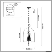 Подвесная люстра Bell 4892/4