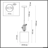 Подвесная люстра Cactus 5425/1
