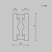 Шинопровод Flarity TRX154-111BS