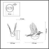 Бра Colombella 4310/3WLA