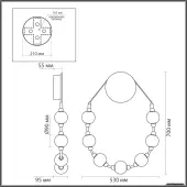 Бра Crystal 5007/25WL