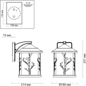 Уличный настенный светильник Cuita 4963/1W