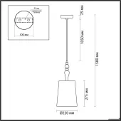 Подвесная люстра Homi 5040/1A