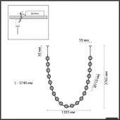 Подвесная люстра L-Vision 5008/80L