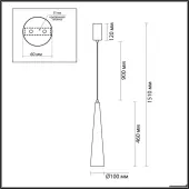 Подвесная люстра Lump 5043/12L