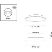 Бра Lunario 3562/6WL