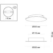 Бра Lunario 3562/9WL