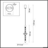 Подвесная люстра Olla 6689/7L