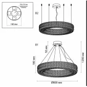 Подвесная люстра Panta 4927/85L