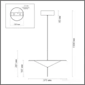 Подвесная люстра Steka 5012/16L