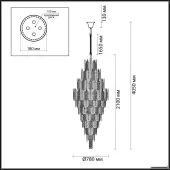 Подвесная люстра Tears 5049/54