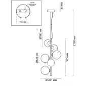 Подвесная люстра Tovi 4818/6