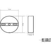 Бра Затмение 2200.19 (черный)