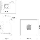 Точечный светильник Vitty 6650/1WL