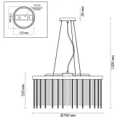 Подвесная люстра York 4788/10