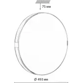 Припотолочная люстра Color 7676/EL