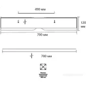 Припотолочная люстра Coraggio 7721/120L