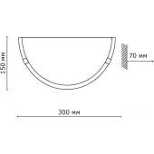 Бра Duna 053 (хром)