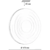 Светильник-тарелка Fass Wood 7674/EL