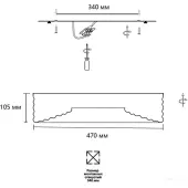 Припотолочная люстра Macaron 7703/40L