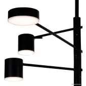 Подвесная люстра Мекли 07650-8D.19(4000K) (черный)