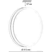Светильник-тарелка Nohava Blue 7669/DL