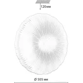 Припотолочная люстра Pale 7678/EL