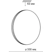 Светильник-тарелка Smalli 3050/CL