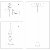 Подвесная люстра Arrow P064PL-01B-1