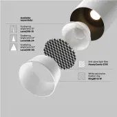 Трековый светильник Artisan TR097-2-12W3K-M-BW