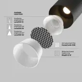 Трековый светильник Artisan TR097-2-12W4K-M-BB