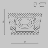 Точечный светильник DL003-01-W