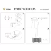 Подвесная люстра Шанти 07871-60D.33 (золото)