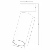 Спот Focus LED C055CL-L12W4K-W-BS