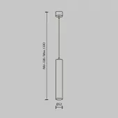 Подвесная люстра Focus LED P072PL-L12W4K-BS