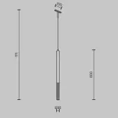 Трековый светильник Focus Led TR179-1-5WTW-M-B