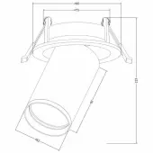 Спот Focus S C048CL-U-1W