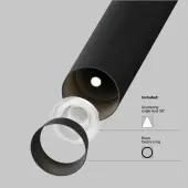 Трековый светильник Focus T TR141-2-6W3K-M-B